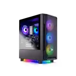 Skytech Shadow Gaming PC Desktop AMD Ryzen 5 5600X 3.7 GHz, NVIDIA RTX 4060 Ti, 1TB NVME SSD, 16GB DDR4 RAM 3200, 600W GOLD PSU, 11AC Wi-Fi, Windows 11 Home 64-bit