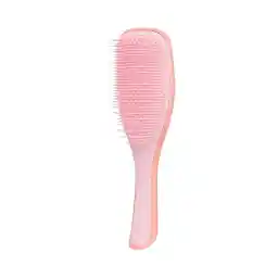Tangle Teezer Ultimate Detangler Curly Hair Brush, Dry & Wet Hairbrush, Reduces Frizz & Breakage, for 3C to 4C Curly Hair Types, Pink Mango