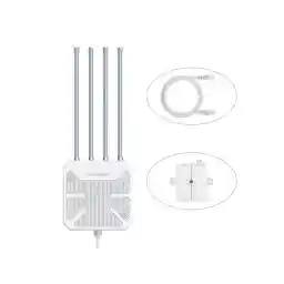 Wavlink AX1800 Outdoor WiFi Range Extender Dual Band WiFi Repeater Long Range Weatherproof Outdoor WiFi Signal Booster Access Point | Mesh with POE and IP67, Gigabit Port, Seamless Roaming & MU-MIMO