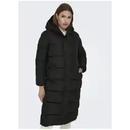 Only Siyah Kadın Kaban ONLCAMMIE LONG QUILTED COAT CC OTW