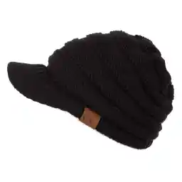 C.C Hatsandscarf Exclusives Women's Ribbed Knit Hat with Brim (YJ-131)(YJ-2023)
