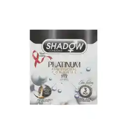 کاندوم پلاتینیوم تنگ کننده تاخیری خاردار 3تایی | شادو