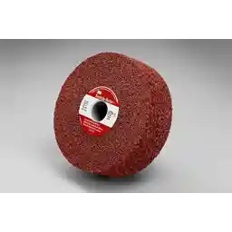 Scotch-Brite Metal Finishing Wheel, 6 in x 2 in x 1 in 6A MED