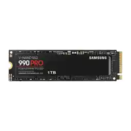 SAMSUNG 990 PRO SSD 1TB PCIe 4.0 M.2 2280 Internal Solid State Hard Drive, Seq. Read Speeds Up to 7,450 MB/s for High End Computing, Gaming, and Heavy Duty Workstations, MZ-V9P1T0B/AM