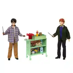 Harry Potter Speelgoed, Harry en Ron in de Zweinsteinexpres, met accessoires, Harry Potter poppen van ongeveer 30 cm, HND79
