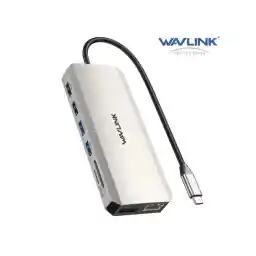 WAVLINK USB C Docking Station Triple Display with Dual 4K HDMI, 4K DP, 85W PD Charging USB C Hub, 5Gbps USB3.0, USB2.0, Gigabit Ethernet, SD/TF Slots, Audio/Mic, for MacBook/Dell/HP/Lenovo/Surface