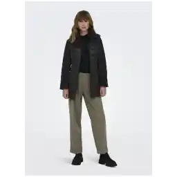 Only Siyah Kadın Kaban ONLSOPHIE MIX PUFFER CC OTW