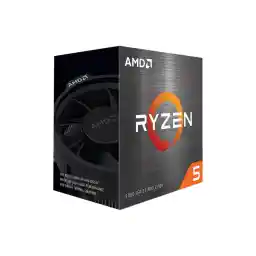 AMD Ryzen 5 5600 - Ryzen 5 5000 Series Vermeer (Zen 3) 6-Core 3.5 GHz Socket AM4 65W None Integrated Graphics Desktop CPU Processor - 100-100000927BOX
