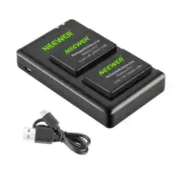 شارژر و باتری دوربین نیوور Neewer 2-Pack LP-E17 Batttery Charger for Canon