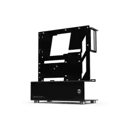 OCPC Micro M-ATX Open Chasis M-ATX Pc case Supports for ATX Power Supplies, M-ATX Motherboards Complex and Expandable Systems and 3 Slots GPUs (Black)