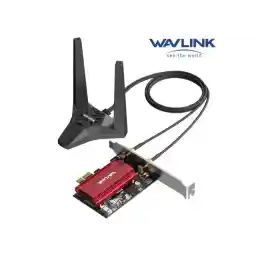 Wavlink AX3000 WiFi 6 PCIe WiFi Card Bluetooth 5.2 Intel AX200 WiFi 6 Card Dual Band 2.4G/5G Network Card 802.11ax, 3000Mbps WiFi Adapter with MU-MIMO, OFDMA, Heat Sink, WPA3, For Windows 11,10 64bit