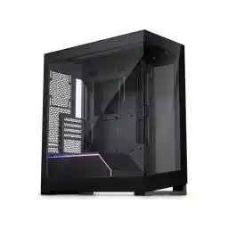 Phanteks NV5, Showcase Mid-Tower Chassis, High Airflow Performance, Integrated D/A-RGB Lighting, Seamless Tempered Glass Design, 8 Fan Positions, Black