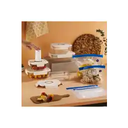 AROW Vakumlu Cam Saklama Kabı Seti + Gıda Torbası