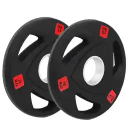 15 KG Weight plates For Barbell Or Dumbbell 2.5/5/10/15/20/25KG Weightlifting Barbell Slice Disk Three Holes Hand Barbell Piece Weight Slice Disk Sold as Pair - 2 Pieces