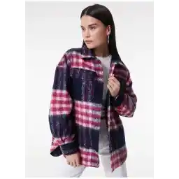 Oversize Çok Renkli Kadın Ceket L232276900-Renkli