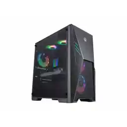 Ningmei Gaming Desktop Computer PC, AMD Ryzen 7 5700X, RTX 5060, 32GB DDR4 RAM, 1TB NVME SSD, 240 Liquid Cooler, 650W PSU, Wi-Fi, ARGB Fans , Game Design Office, Windows 11 Home , Prebuilt Gaming PC