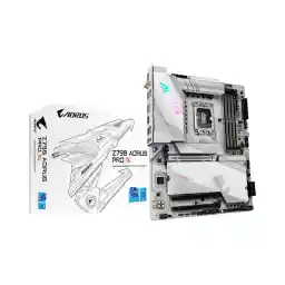 GIGABYTE Z790 AORUS PRO X LGA 1700(14th,13th,12th Gen) Intel Z790 X ATX Motherboard with DDR5, 5* M.2, PCIe 5.0, USB 3.2 Type-C, Wi-Fi 7, 5GbE LAN, Q-Flash Plus, EZ-Latch Plus
