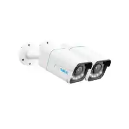 Reolink 4K Security Camera for Outdoor, IP PoE Surveillance Camera with 5X Optical Zoom, Human/Vehicle Detection, Two Way Talk, Color Night Vision, Timelapse, Up to 256GB SD Card, RLC-811A x2