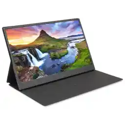 AOPEN 16PM1Q Abmiuuzx 15.6" Full HD 1920 x 1080 IPS Business Portable Monitor | Ultra Slim Portable Design | External Monitor for Laptop PC Mac I 2-USB 3.1 Type-C Ports, 1-Mini HDMI & 1-Micro USB