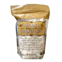 Trader Joe's Organic Unsweetened Coconut Chips (Pack of 1)