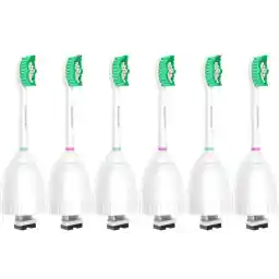 Aoremon Replacement Toothbrush Heads for Philips Sonicare E-Series Essence HX7022/66 and other Screw-on Electric Toothbrush Model, 6 Pack