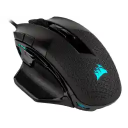 CORSAIR NIGHTSWORD RGB Performance Tunable FPS/MOBA Gaming Mouse, Black, Backlit RGB LED, 18000 dpi, Optical