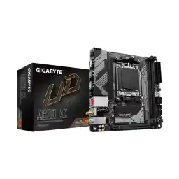 GIGABYTE A620I AX AM5 LGA 1718 AMD A620 Mini-ITX Motherboard, DDR5, Single M.2, PCIe 4.0, USB 3.2 Gen1 Type-C, Realtek Wi-Fi 6E, Realtek 2.5GbE, Q-Flash Plus, PCIe EZ-Latch