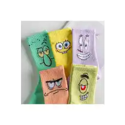 BGK Unisex Desenli Kolej Çorap 5'li Extra Rahat