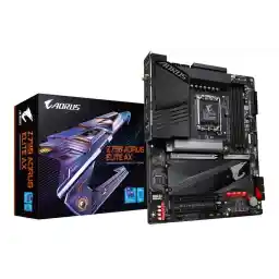 GIGABYTE Z790 AORUS ELITE AX LGA 1700 Intel Z790 ATX Motherboard with DDR5, Quad M.2, PCIe 5.0, USB 3.2 Gen2X2 Type-C, Intel WiFi 6E, 2.5GbE LAN, Q-Flash Plus, PCIe EZ-Latch