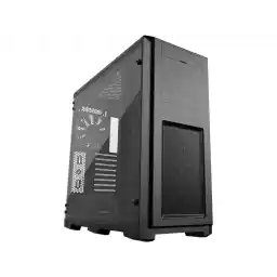 Phanteks Enthoo Pro TG PH-ES614PTG_BK Integrated RGB Lighting Control Tempered Glass Side Panel ATX Full Tower Computer Case - Black