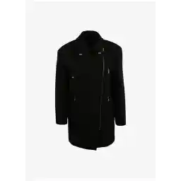 Siyah Kadın Geniş Yaka Mont 2H4ZLN03C