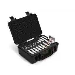 ORICO 20-Bay 3.5 inch Hard Drive Box Multi-Protection Case 15.7 x 14.1 x 5.1 Inch Waterproof Storage Carrying Box HDD Storage Case Anti-Static Shock Moisture Proof for WD/Seagate/Toshiba