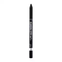 Rimmel London Scandaleyes Waterproof Gel Pencil Eyeliner, Long-Wearing, Ultra-Smooth, Smudge-Proof, 001, Black, 0.04oz