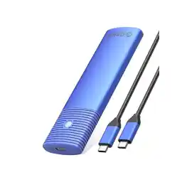 ORICO M.2 NVMe and SATA SSD Enclosure USB 3.2 Gen 2 Protocols 10Gbps NVMe, 5Gbps SATA PCIe M-Key (B+M Key) Built-in Metal Heat Sink - Blue