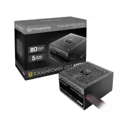 Thermaltake Toughpower GX2 80+ Gold 600W SLI/Crossfire Ready Continuous Power ATX 12V V2.4/EPS V2.92 Non Modular Power Supply 5 Year Warranty PS-TPD-0600NNFAGU-2