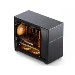 JONSBO D31 MESH BLACK Micro ATX Computer Case, Tempered Glass-1 Side, M-ATX/DTX/ITX Mainboard/Support RTX 4090(335-400mm) GPU 360/280AIO,Power ATX/SFX: 100mm-220mm, Multiple Tool-free Design,Black