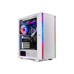 Skytech Gaming Shiva Desktop PC, Intel i5 14400F 2.5 GHz (4.7GHz Turbo), NVIDIA RTX 4070 Super 12GB, 1TB NVMe SSD, 32GB DDR5 RAM RGB, 650W GOLD PSU, 240mm ARGB AIO, Wi-Fi, Win 11