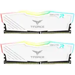 Team T-Force Delta RGB 32GB (2 x 16GB) 288-Pin PC RAM DDR4 3600 (PC4 28800) Desktop Memory Model TF4D432G3600HC18JDC01