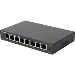 TP-Link 8-Port Gigabit Ethernet Easy Smart Switch | Unmanaged Pro | Plug and Play | Desktop | Sturdy Metal w/Shielded Ports | Limited Lifetime Replacement (TL-SG108E)
