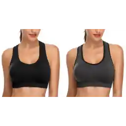 MIRITY Women Racerback Sports Bras - High Impact Workout Gym Activewear Bra