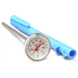 Taylor Bi-Therm Standard Grade Instant Read Bi-Metal Thermometer (5-Inch Stem, 1-Inch Dial, -40- to 120-Degrees Fahrenheit)
