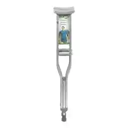 Hugo Mobility Adjustable Crutches for Walking, Tall Adult Walking Crutches, Comfortable Lightweight Crutches with Underarm Pad and Hand Grip