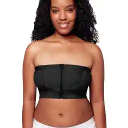 Medela Hands-free™ kolf bh - Kolf bh voor handsfree kolven - Easy Expression bustier - Stretch - Extra zacht - Met ritssluiting - Zwart - Maat S
