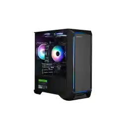 IPASON Gaming Desktop, AMD Ryzen 5 5600, NVIDIA RTX 4060 8GB, 16GB DDR4 RAM, 1TB M.2 NVMe SSD,Windows 11 home,WIFI, Air Cooler , ARGB Fans , Pc for Gaming Design Office , Prebuilt Gaming Pc