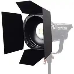 Aputure Barndoors with Bowens Mount, Durable Metal Build, 4-Leaf Velvet Fabric, Honeycomb & Magnetic Gel Holder for amaran 60d 100d 200d, Aputure 300D 300x,amaran 300c 150c