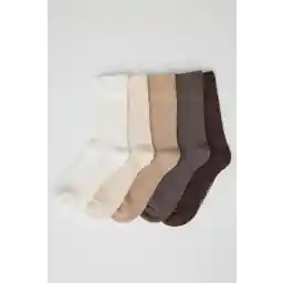 Katia & Bony 5 Li Paket Kadın Soket Çorap Desenli