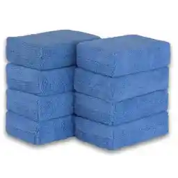 SimpleHouseware Microfiber Ultra-Soft Applicator Foam, Blue, 8-Pack