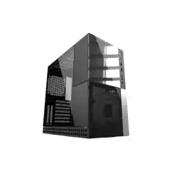 Geometric Future M4 Caliburn mid/Mini Tower, E-ATX/ATX Gaming Case, Glass/ 1.2mm Steel, Vertical Air Tunnel Design, Type C, 360/240 Radiator, Vertical GPU Mount, GEO-M4-CAL (PC Case ONLY)
