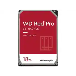Western Digital 18TB WD Red Pro NAS Internal Hard Drive HDD - 7200 RPM, SATA 6 Gb/s, CMR, 256 MB Cache, 3.5" - WD181KFGX