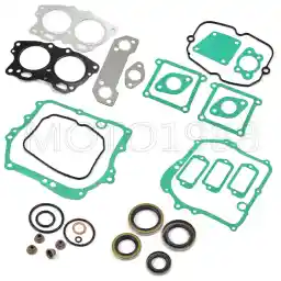 Gasket Seal Rebuild Kit Compatible with EZGO 295cc 350cc 4 Cycle Gas Golf Cart 1991-2008 Fuji Robin Engine Pre MCI inc MCI Breather Gasket